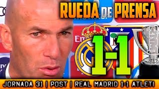 Rueda de prensa Real Madrid 1-1 Atlético de Madrid | POST LIGA JORNADA 31