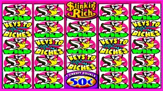 ★★JACKPOT HANDPAY★★$500 BETS★★STINKIN RICH HIGH LIMIT SLOT MACHINE BUENO DINERO MUSEUM SLOTS IGT