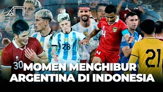 Bintang Top Dunia Kaget dengan Kelakuan Indonesia! Momen momen Seru Timnas Argentina di Indonesia