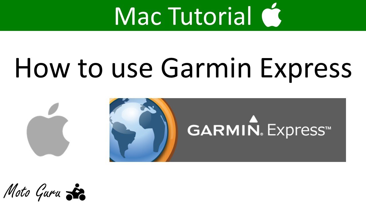 How To Use Garmin Express On Mac - YouTube