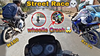 Pajji Itni Gandi Bike Chala Rhe hai🤯||Pulsar N160 Mileage Test Gone Wrong🥲 #bikeride