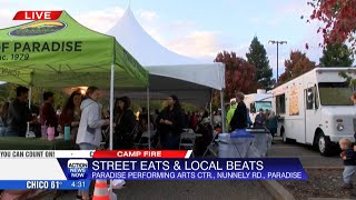 Locals gather for a food and music celebration in Paradise