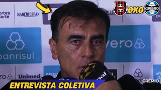 ENTREVISTA COLETIVA GUSTAVO QUINTEROS BRASIL DE PELOTAS 0X0 GRÊMIO