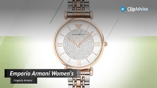 Emporio Armani Women's AR1926 Retro Two Tone Watch | 2019 Best Sellers | Women L