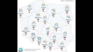 IMGW-PIB: Synoptyczna prognoza/briefing pogody dla Polski na 40 tydzień roku (3-9.10.2022 r.)