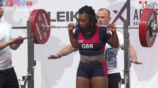 Temitope Nuga - 5th Place 497.5kg Total - 84kg Class 2019 Womens IPF Classic Worlds