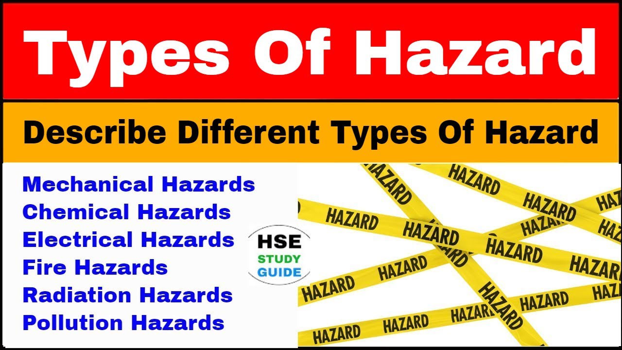 Describe Different Types Of Hazards | Types Of Hazards | HSE STUDY ...