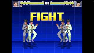 【mugen】カンフーマン \u0026 カンフーマン vs カンフーマン \u0026 カンフーマン