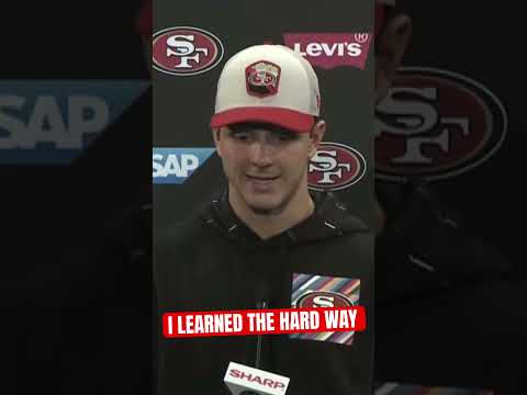 What Brock Purdy Learned From 4 INT Game #49ers #brockpurdy #ravens ...