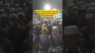 Ribuan Umat Nabi Ingin Menyapa Rasul dan Berdoa Di Raudah