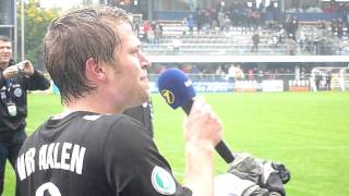 26.09.10 VfR Aalen - Heidenheim 2:1 Humba nach dem Abpfiff