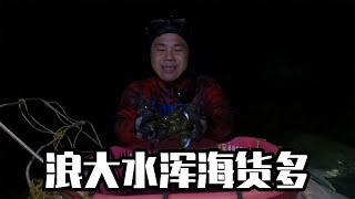 浪大水浑海货是真的多，满海是海螺捡到手发麻，又可以卖大钱了【探海老表】