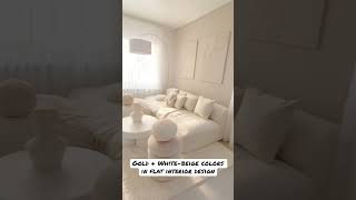 Elegant White-Beige and Gold Interior Design: Timeless Luxury 2023