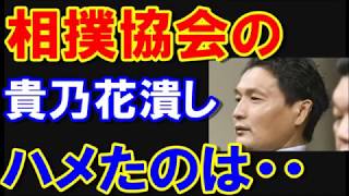 貴乃花親方弟子の暴力事件で崖っぷち・貴公俊暴力事件は卑劣な相撲協会の貴乃花潰しの一端か