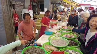 鮪魚肉熱銷  現場客人大搶購 台中水湳市場  海鮮叫賣哥阿源  Taiwan seafood auction