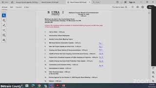 Beltrami County Work Session 10-21-25
