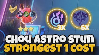 STRONGEST 1 COST HERO !! CHOU ASTRO STUN | MAGIC CHESS MLBB