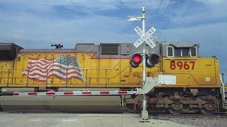 UP 8967 Plus 4 North MKCCN Filmed In Medford Township MN (7-25-2019)