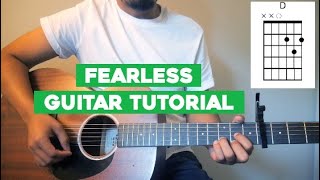 Fearless I Guitar Tutorial I Andrew Sarmiento