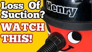 Henry Hoover No Suction? FIXED in 3 MINUTES