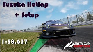 Suzuka Hotlap + Setup | 1:58.637 | Porsche 991ii GT3-R | Assetto Corsa Competizione v1.8.14