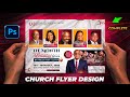 How to design a church flyer for creatives and self learners - PHOTOSHOP TUTORIAL