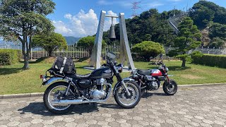 ｗ800 monkey125 島根の原子力館に行く。