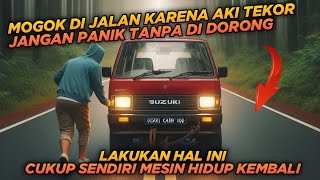 Cara mengatasi mobil mogok karena aki tekor tanpa di dorong / aki drop saat stater