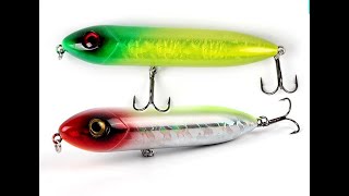 Копия - Heddon Super Spook - волкер с отличной игрой на щуку с Алиэкспресс из Китая #lure