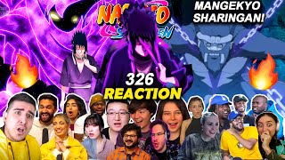 Sasuke Awakes Eternal Mangekyo Sharingan!!👀🔥The Four Tails, Son Goku! Shippuden 326 Reaction Mashup