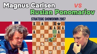 Magnus Carlsen vs Ruslan Ponomariov | Strategic Showdown 2007!