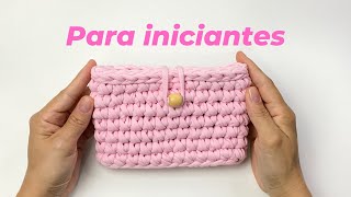 Bolsa de crochê fácil para iniciantes