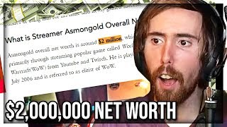 Asmongold Has A 2 MILLION Dollars Net Worth... According To His Online Biography...