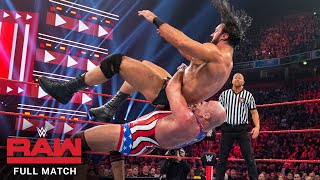 FULL MATCH - Kurt Angle vs. Drew McIntyre: Raw, Nov. 5, 2018