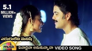 Eduruleni Manishi Telugu Movie Songs | Enadaina Anukunnana Video Song | Nagarjuna | Soundarya