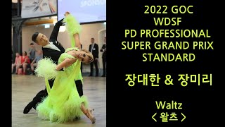 2022 GOC WDSF PD PROFESSIONAL SUPER GRAND PRIX STANDARD 장대한\u0026장미리 - Waltz