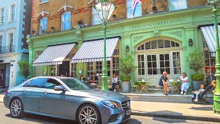 A London Summer Walk in Marylebone and Fitzrovia - Mews, Pubs & Restaurants | 4K