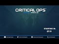 critical ops community stream november 21st stream