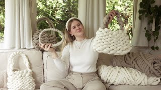 DIY: Chunky Yarn Bag - make the perfect bag in 15 min