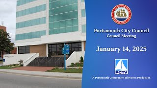 Portsmouth City Council Meeting January 14, 2025 Portsmouth Virginia