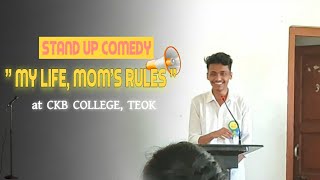 My First STAND UP COMEDY performance on the FAREWELL at CKB COLLEGE, TEOK || \