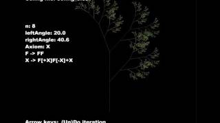 L-System prototype for tree generation