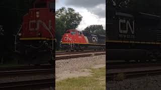 CN SD70M-2 and an ex citirail on empty ethanol