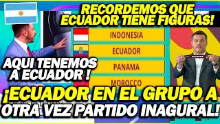 PRENSA DE FUTBOL TOTAL REACCIONA AL GRUPO DE ECUADOR EN EL MUNDIAL SUB 17 "ECUADOR GRUPO A"