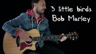 EASY GUITAR LESSON | 3 LITTLE BIRDS | BOB MARLEY