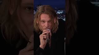 This clip of Jamie Campbell Bower singing #AboutDamnTime by Lizzo in his #Vecna voice is EVERYTHING!