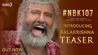 NBK 107 - BALAKRISHNA INTRO FIRST LOOK TEASER | NBK 107 Official Teaser | S Thaman | NF Movies