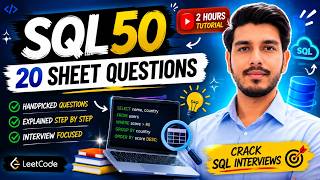 LeetCode SQL 50: Top 20 Questions Explained in 2 Hours | Complete Tutorial