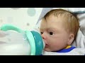 ✩ rutina del primer dÍa de un bebÉ de silicona con baby carles de coco reborn ♡