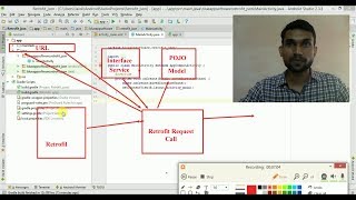 retrofit android example using json Object and json array